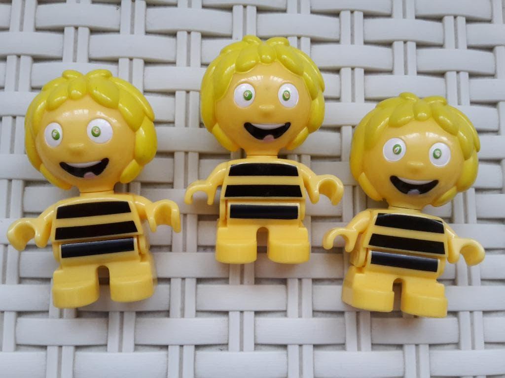 3 Studio 100 figuren van Maya de Bij, samen voor 5 Euro, Kinderen en Baby's, Ophalen of Verzenden, Gebruikt, Losse stenen, Duplo