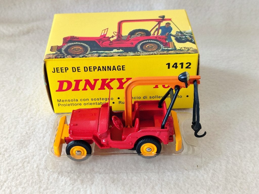Dinky Atlas _ JEEP Dépannage _ ref. 1412, Enlèvement ou Envoi, Comme neuf, Voiture, Dinky Toys