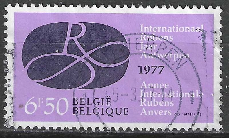 Belgie 1977 - Yvert 1833 /OBP 1838 - Rubensjaar. (ST), Verzenden, Gestempeld, Gestempeld, Kunst