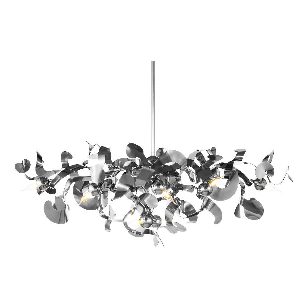 Brand van Egmond KELP Oval – exclusieve designkroonluchter, Ophalen, Zo goed als nieuw, Metaal, Modern design