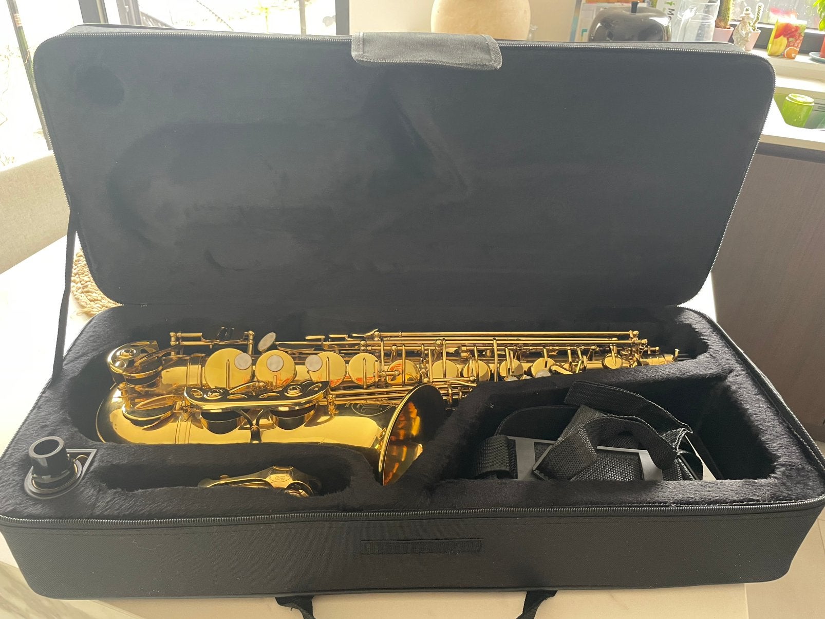 Sml alt saxofoon nieuw, Muziek en Instrumenten, Ophalen, Zo goed als nieuw, Alt