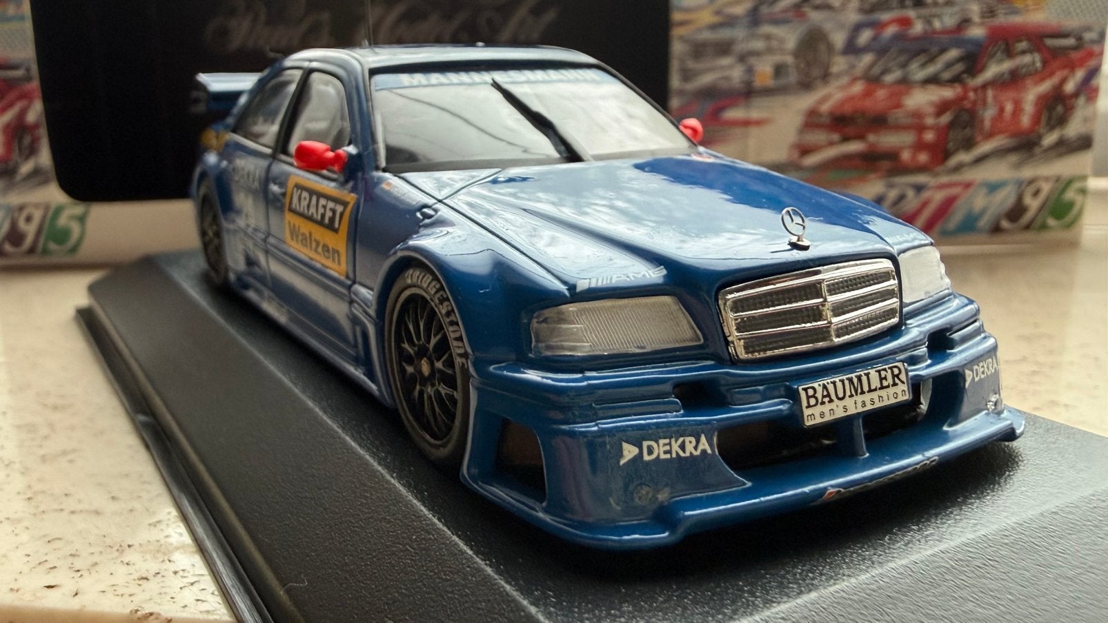 Mercedes C180 DTM 1995 Ruch, Ophalen of Verzenden, Zo goed als nieuw, Auto, MiniChamps