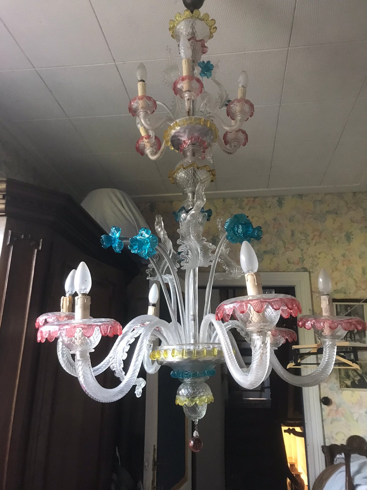 Tres grand lustre de venise, Enlèvement ou Envoi, Comme neuf