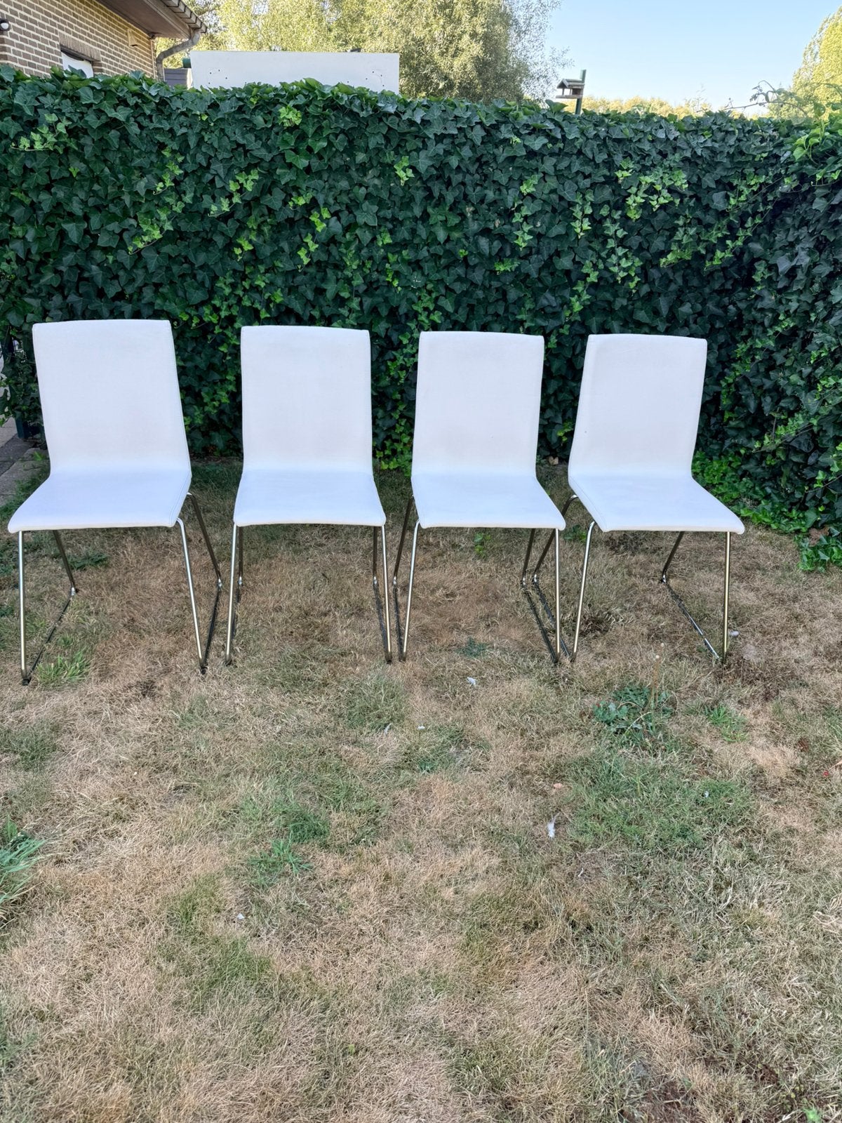 Keuken stoelen, Huis en Inrichting, Keuken | Keukenelementen, Ophalen, Wit, 50 tot 100 cm, Zo goed als nieuw