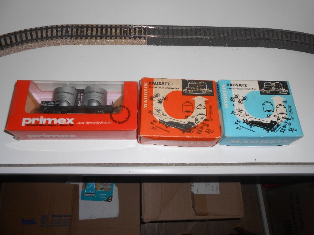 Marklin stikstof wagons ovp 3st, Analogique, Courant alternatif, Wagon, Utilisé