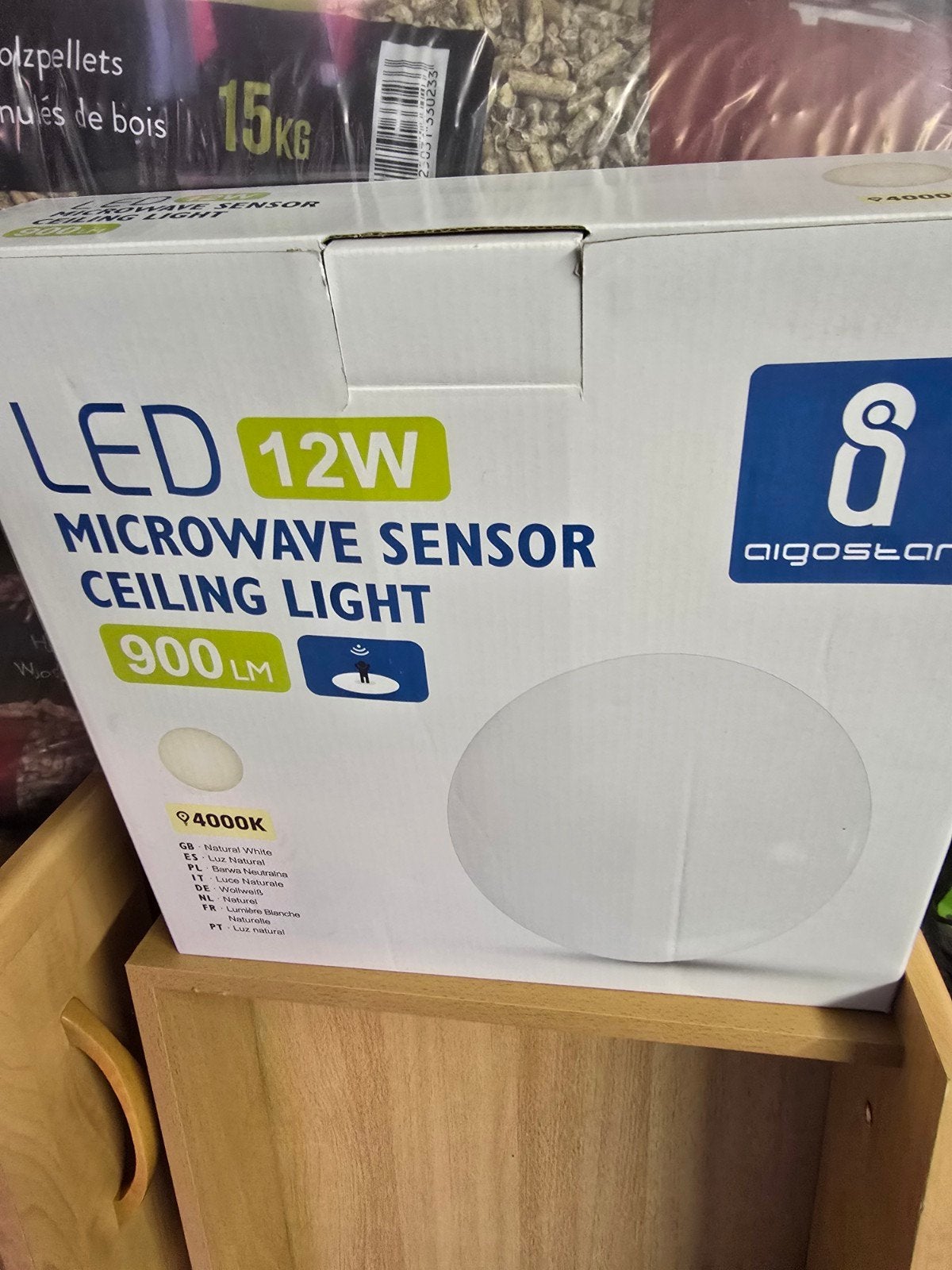 led lampen rond met bewegingsensor, Ophalen of Verzenden, Zo goed als nieuw, Kunststof