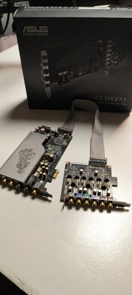 ASUS Essence STX II 7.1 geluidskaart met headphone amp, Enlèvement ou Envoi, Utilisé, Interne, Asus
