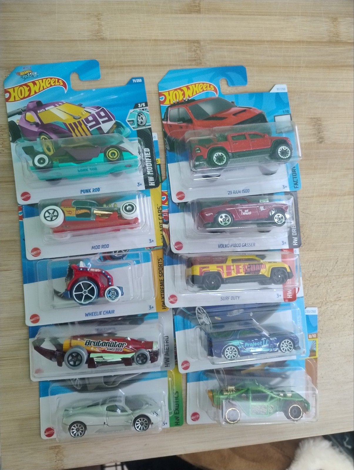hot Wheels en Matchbox, Ophalen