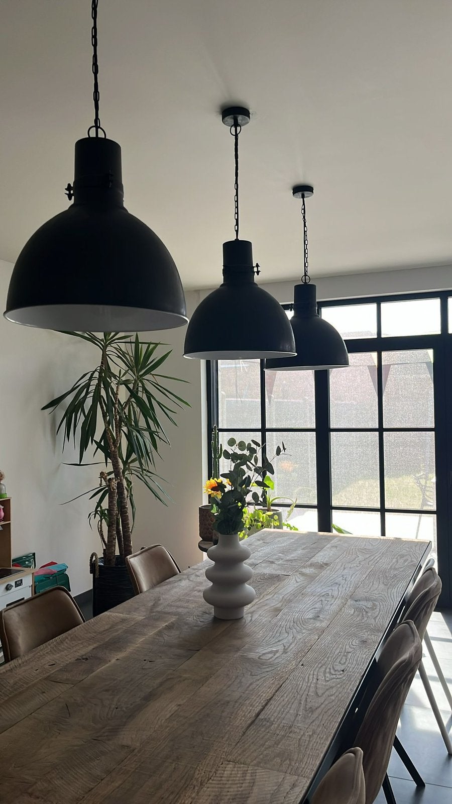 Lusters, Huis en Inrichting, Lampen | Hanglampen, Ophalen, Zo goed als nieuw