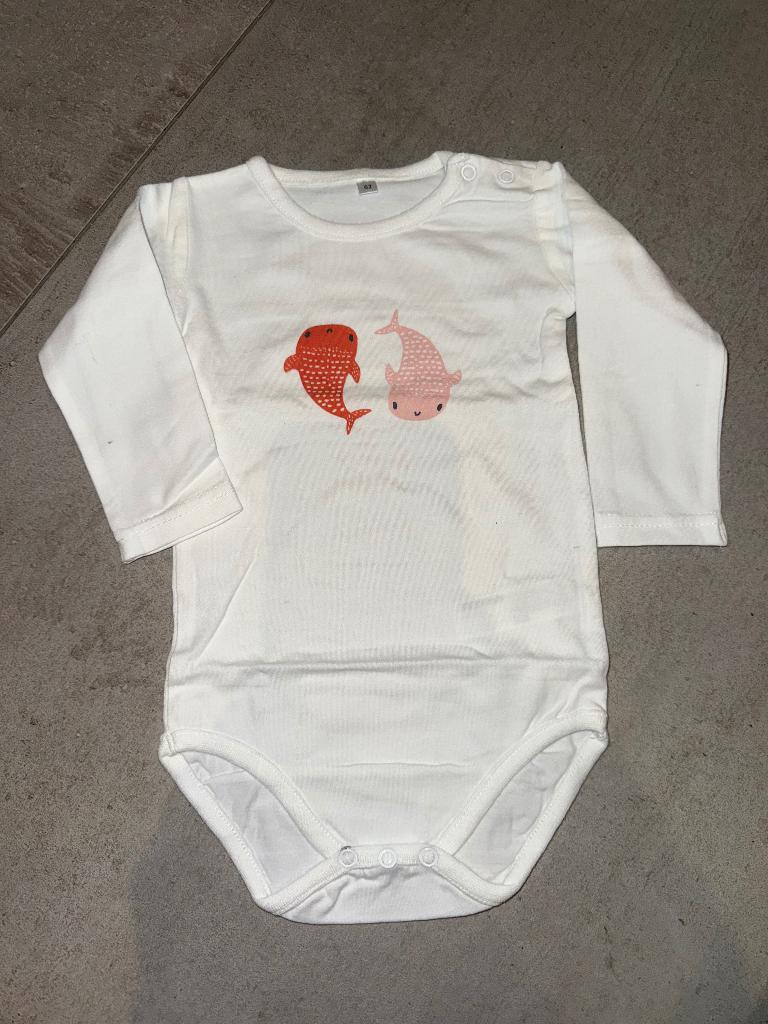 Body Zeeman blanc à motifs, Neuf, Zeeman, Garçon ou Fille, Enlèvement ou Envoi