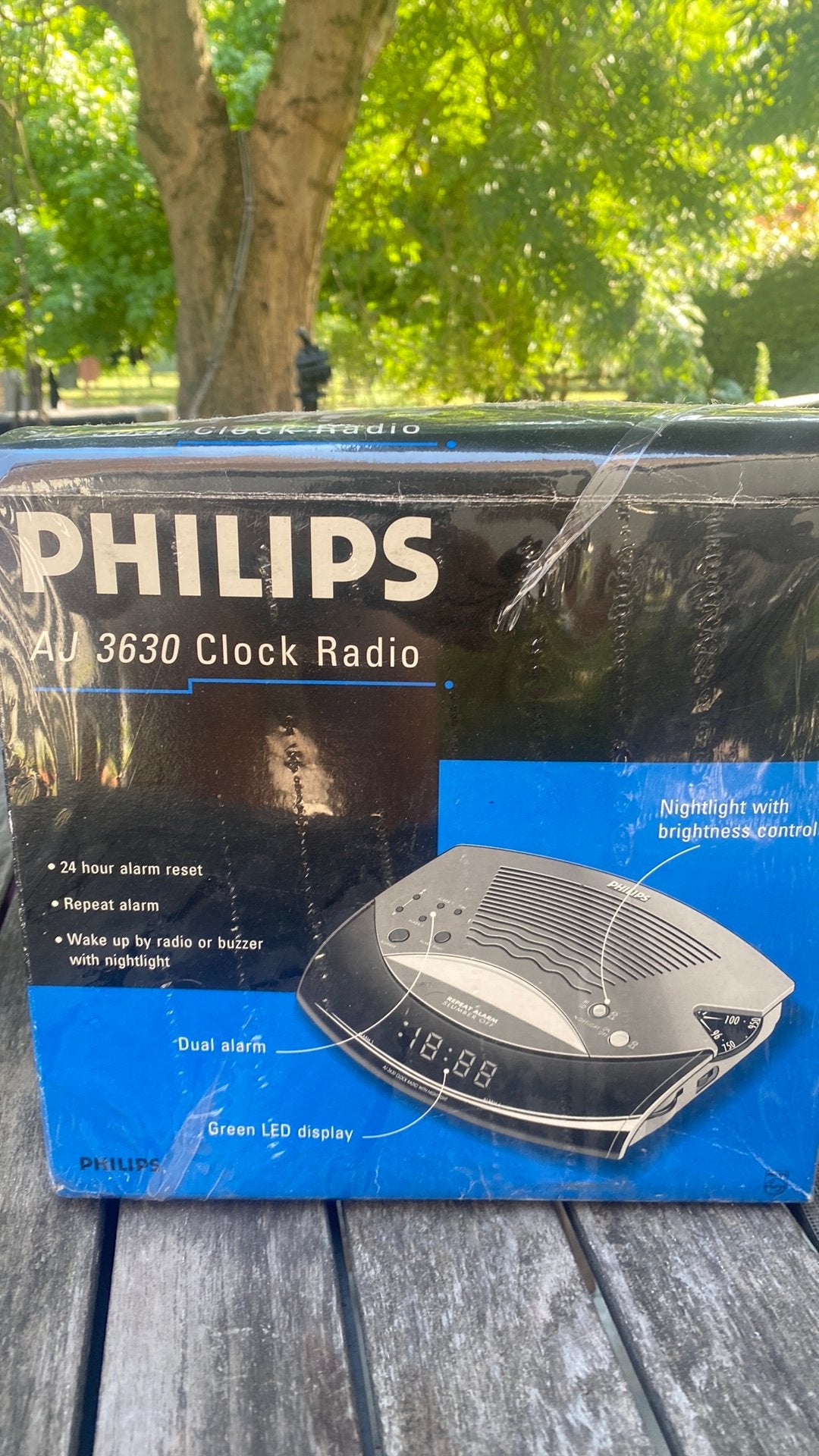 Clock radio philips, Ophalen of Verzenden, Gebruikt