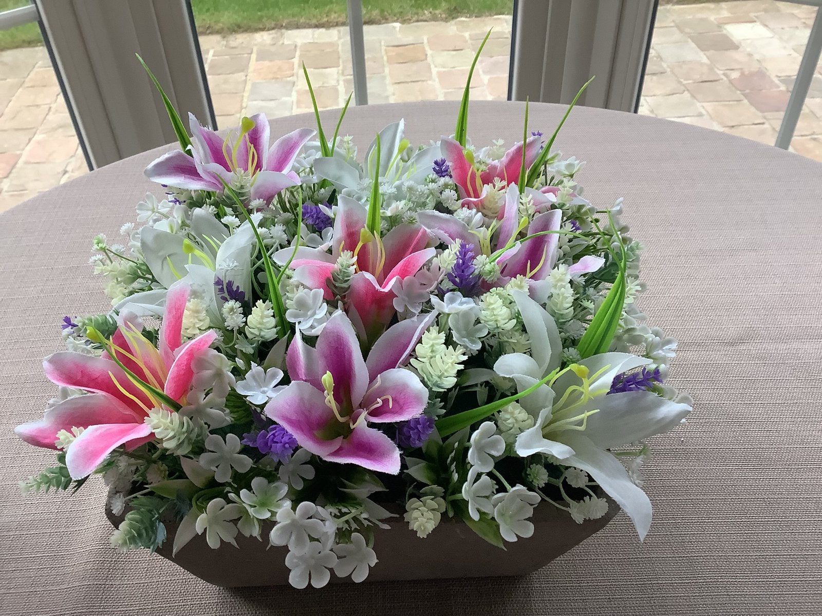 BLOEMSTUK 30 CM, Ophalen, Nieuw, Bloemstuk