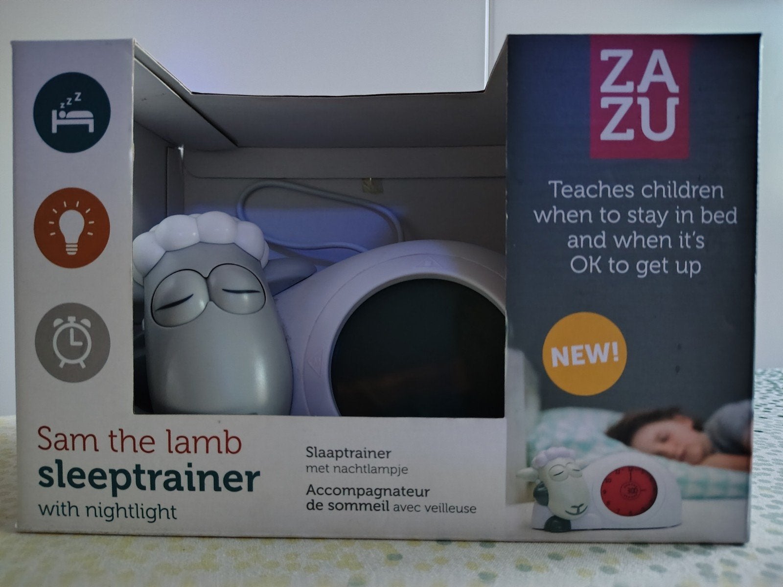 slaaptrainer Sam met doos, Ophalen of Verzenden, Gebruikt