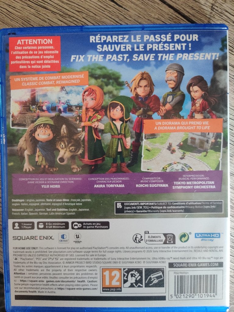 Dragon quest 7 Reimagined, Ophalen, 1 speler, Zo goed als nieuw, Role Playing Game (Rpg)