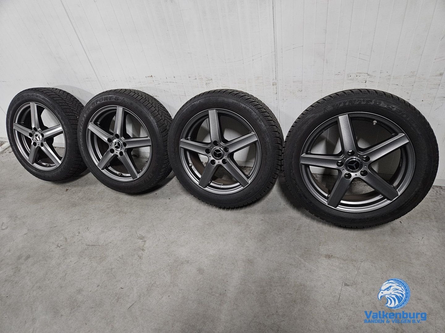 7mm! Mercedes A B CLA Klasse W177 W247 C118 17 inch antracie, Autos : Pièces & Accessoires, Pneus & Jantes, Pneus et Jantes, Pneus hiver