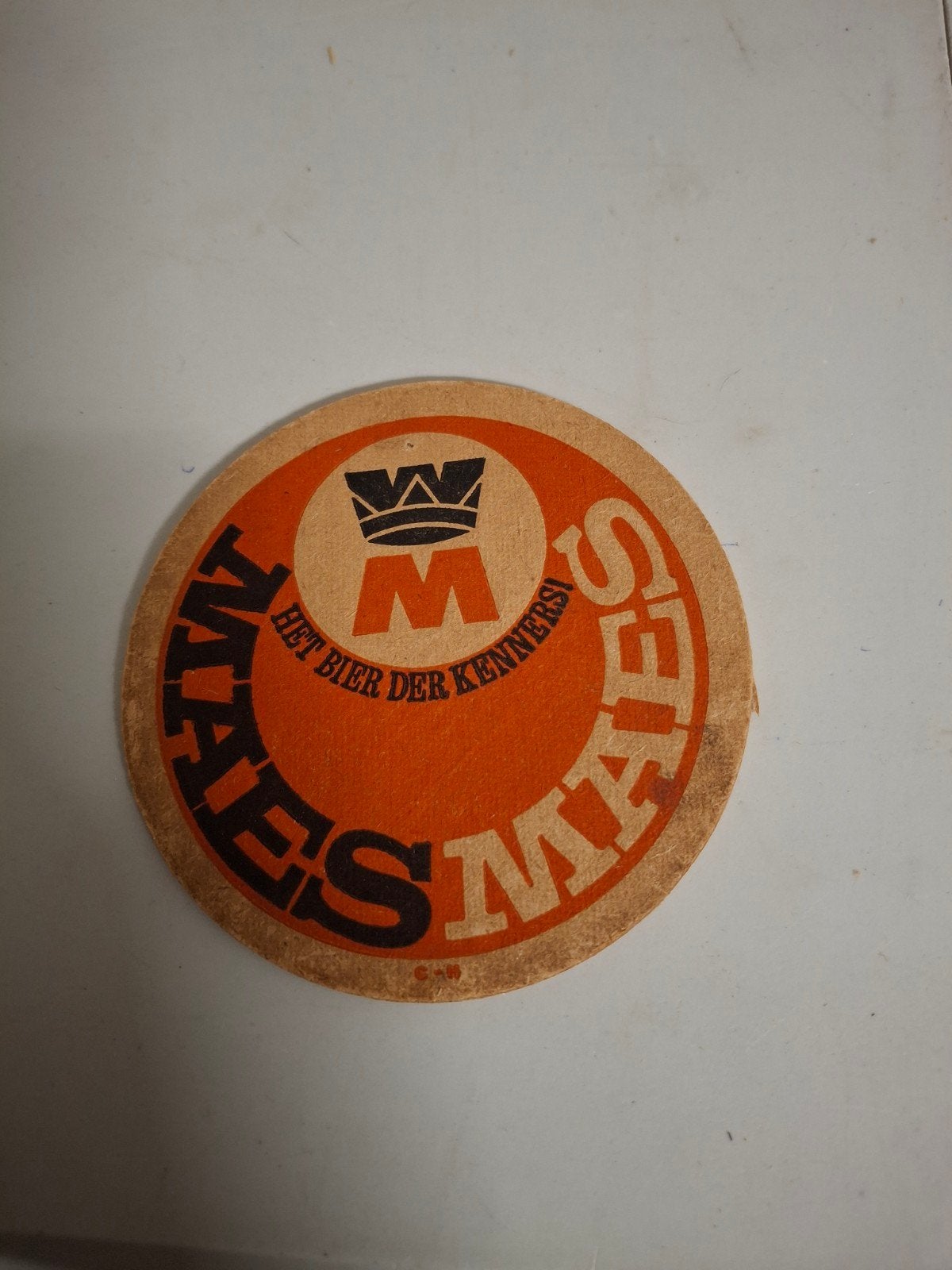oud bierviltje maes, Verzamelen, Ophalen of Verzenden