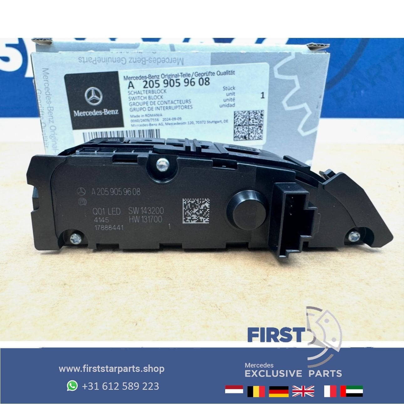 W205 C63 W253 GLC63 comand bediening knop L/R multimedia sch, Enlèvement ou Envoi, -, -, -