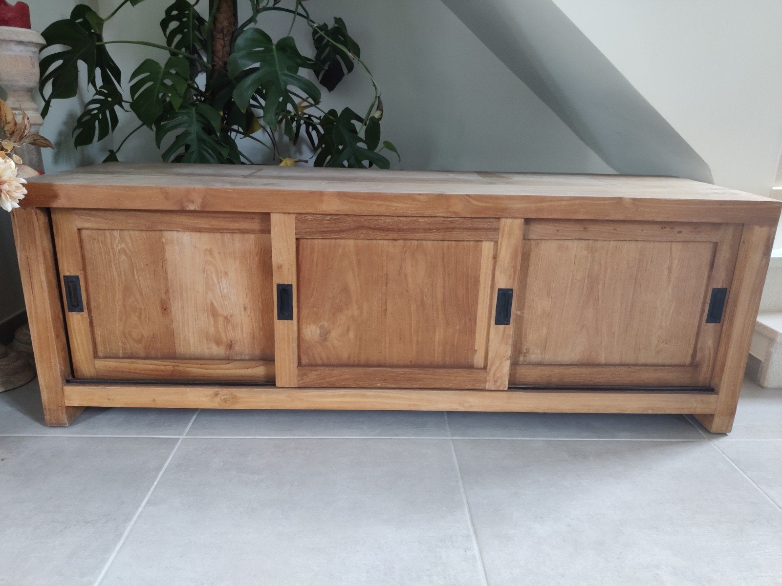 tv kast teak, Enlèvement, Comme neuf, Teck, Moins de 100 cm