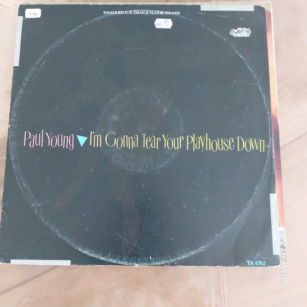 paul young i m gonna tear your playhouse down 12 inch maxi, Ophalen of Verzenden, Gebruikt, 12 inch, Pop