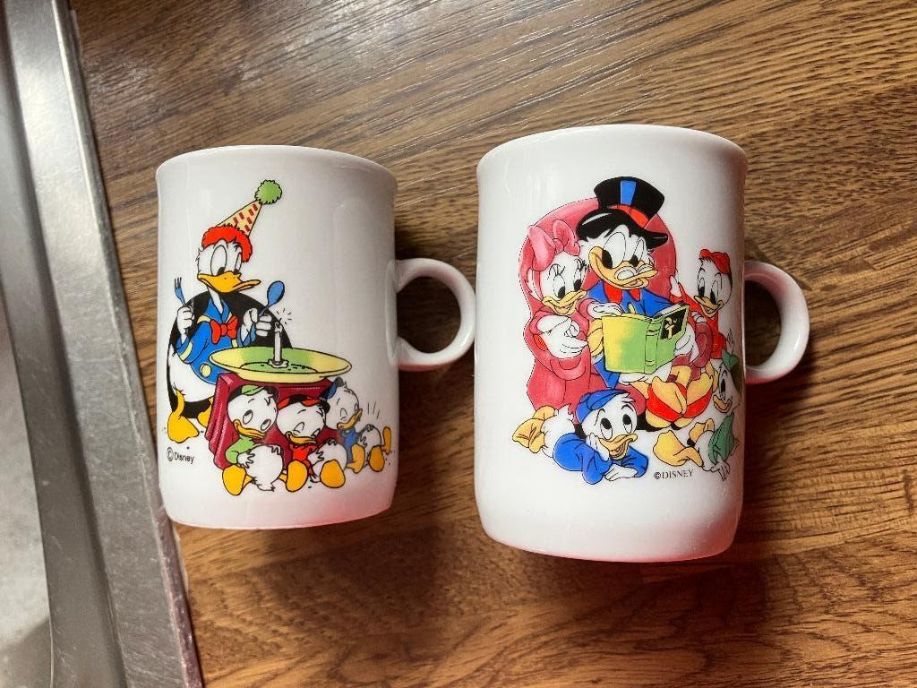 Set van 2 disney mokken ( Donald Duck Kwik Kwek Kwak ), Verzamelen, Ophalen of Verzenden, Donald Duck, Servies
