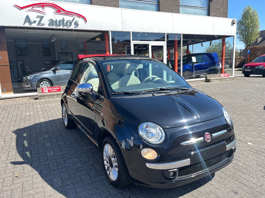 Fiat 500 Cabrio bwj 5/2015 airco 1e eigenaar, Voorwielaandrijving, 4 zetels, Stof, 4 cilinders