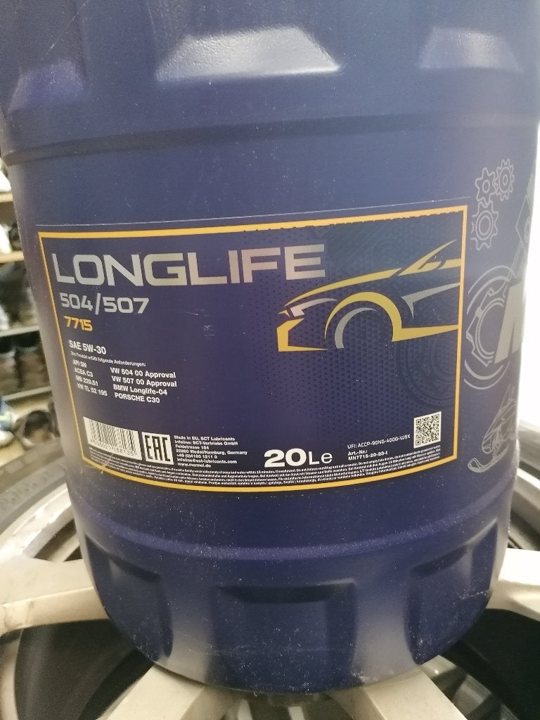 Huile moteur MANNOL Longlife 504/507 MN7715 20 5W-30, Autos : Divers, Produits d'entretien, Enlèvement
