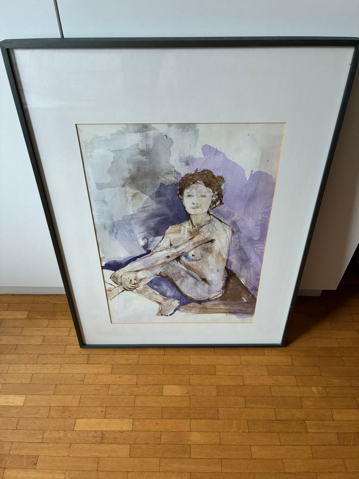 Figuratieve aquarel, Enlèvement ou Envoi, Aquarelle