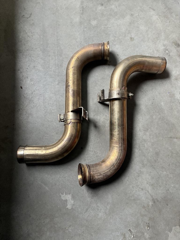 UITLAAT PORSCHE 911 991.1.2 GT3 - STRAIGHT PIPE, Auto-onderdelen, Ophalen of Verzenden, Porsche