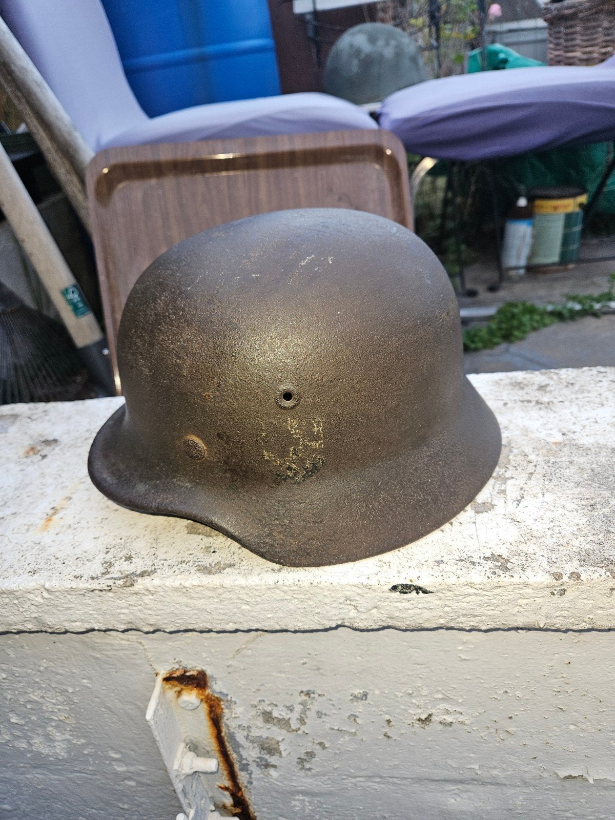 Casque Allemand M42 100% Original – Dans son jus / Relique d, Enlèvement ou Envoi