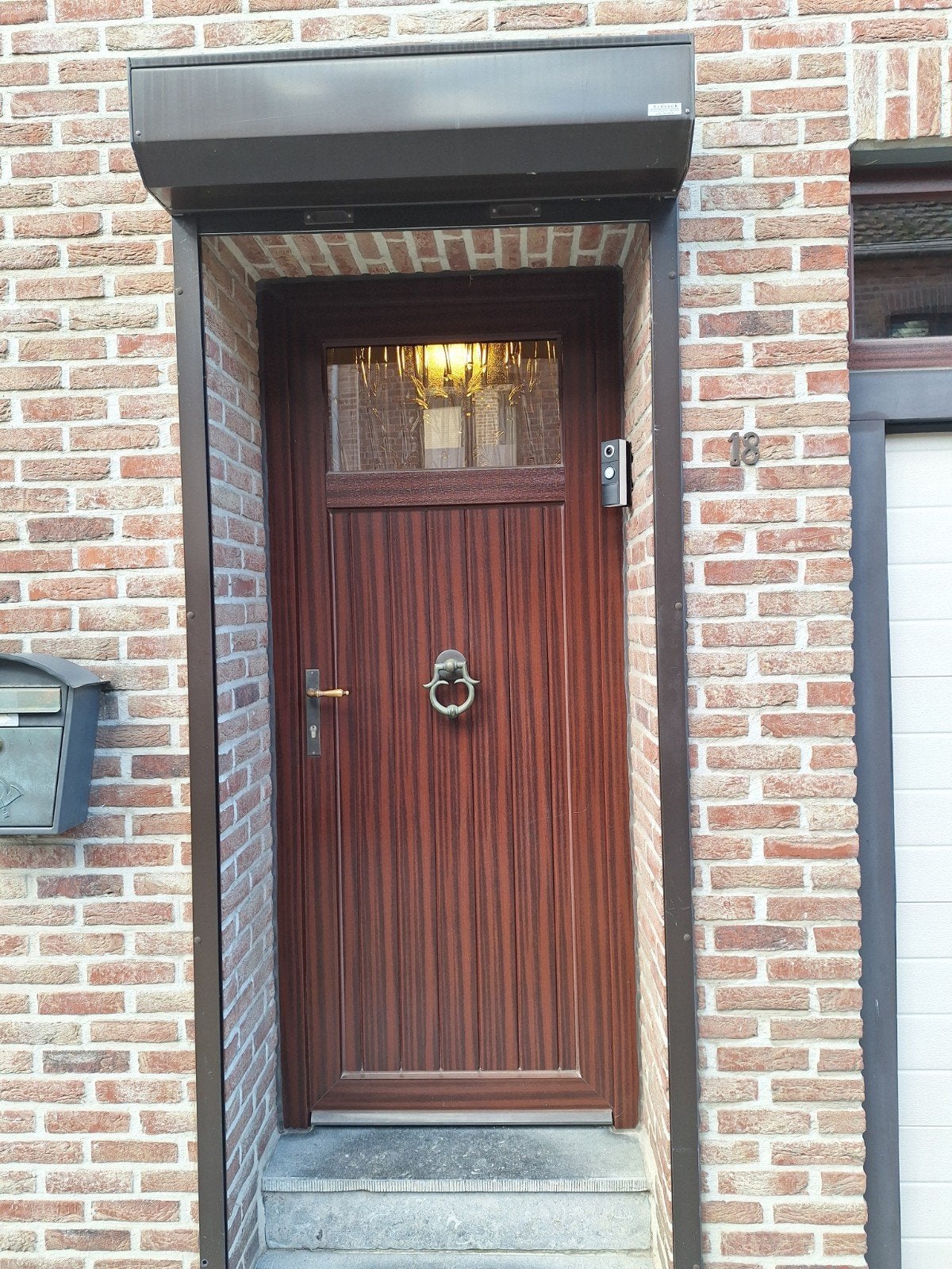 pvc deur, Ophalen, Glas