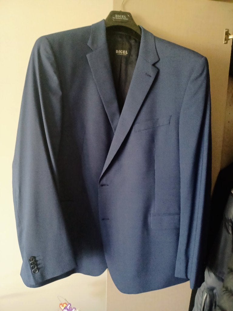 Blauwe herenvest  XXL, Ophalen, Blauw
