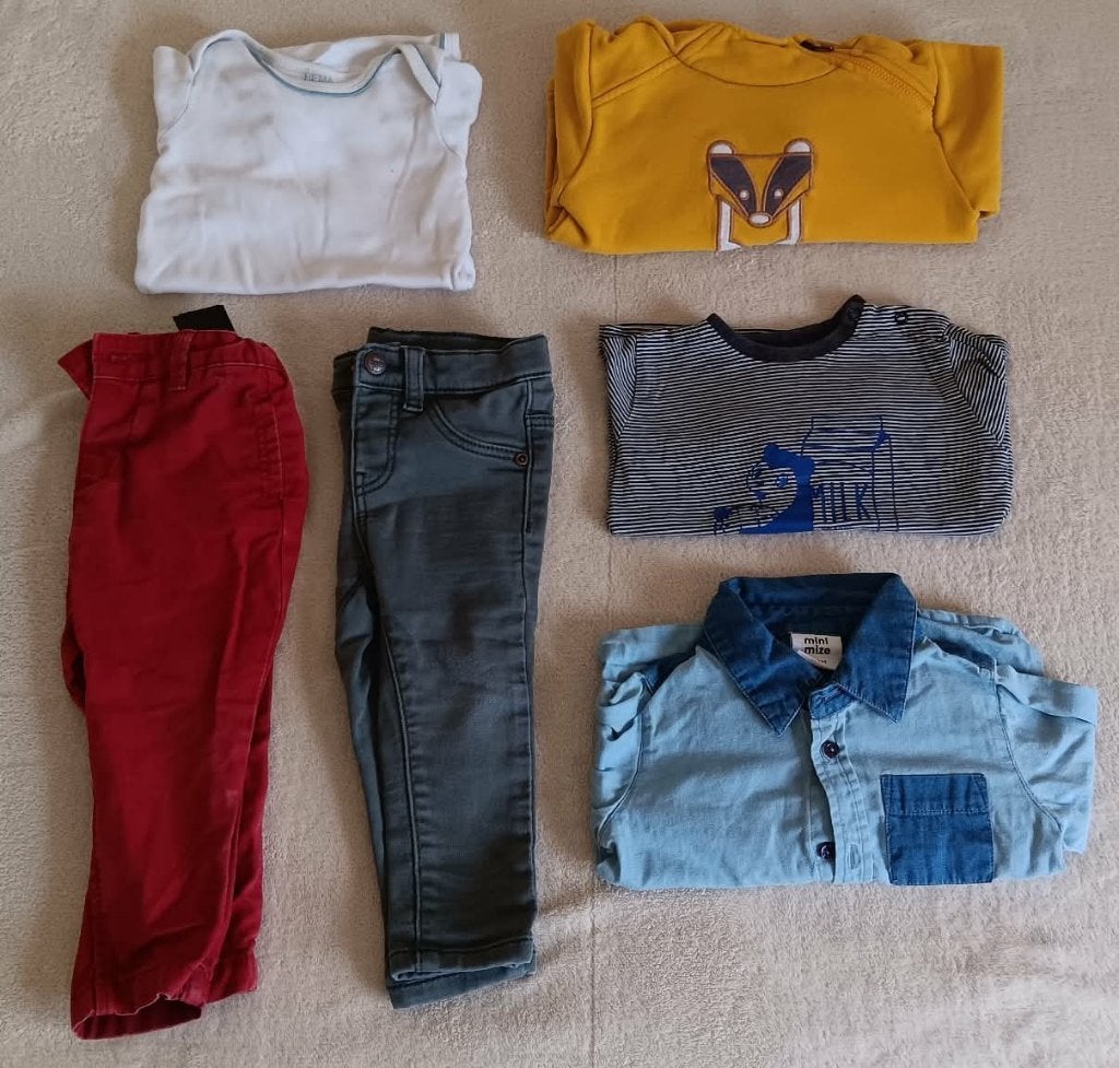 Maat 80  Kleding Jongen (6 stuks), Kinderen en Baby's, Ophalen, Gebruikt, Jongetje