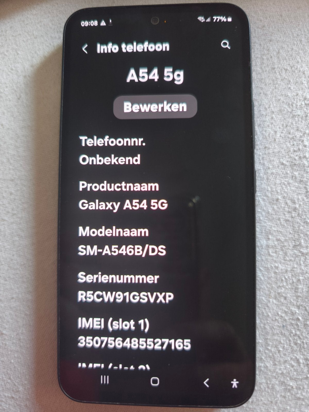 Samsung Galaxy A54 5 g, Enlèvement ou Envoi, Comme neuf, Sans abonnement, 128 GB