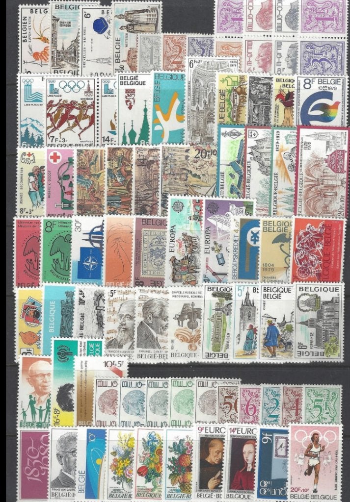 timbres Belgique 1970 -1984 _1985 -1994, Timbres & Monnaies, Enlèvement ou Envoi, Non oblitéré, Autre, Neuf