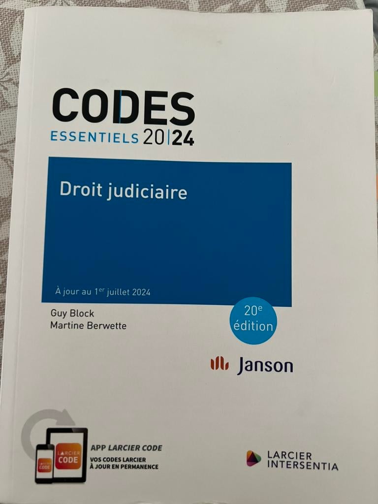 CODE LARCIER, Ophalen, Gebruikt, Overige typen