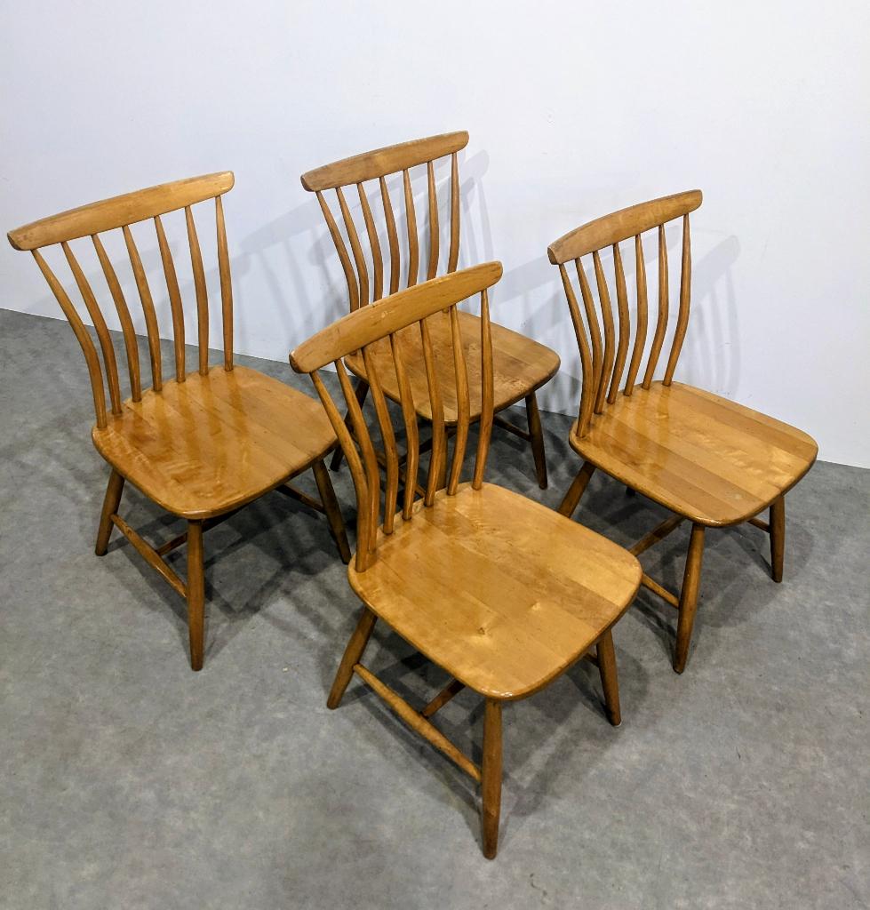 Vier Zweedse vintage stoelen, Ophalen, Vier