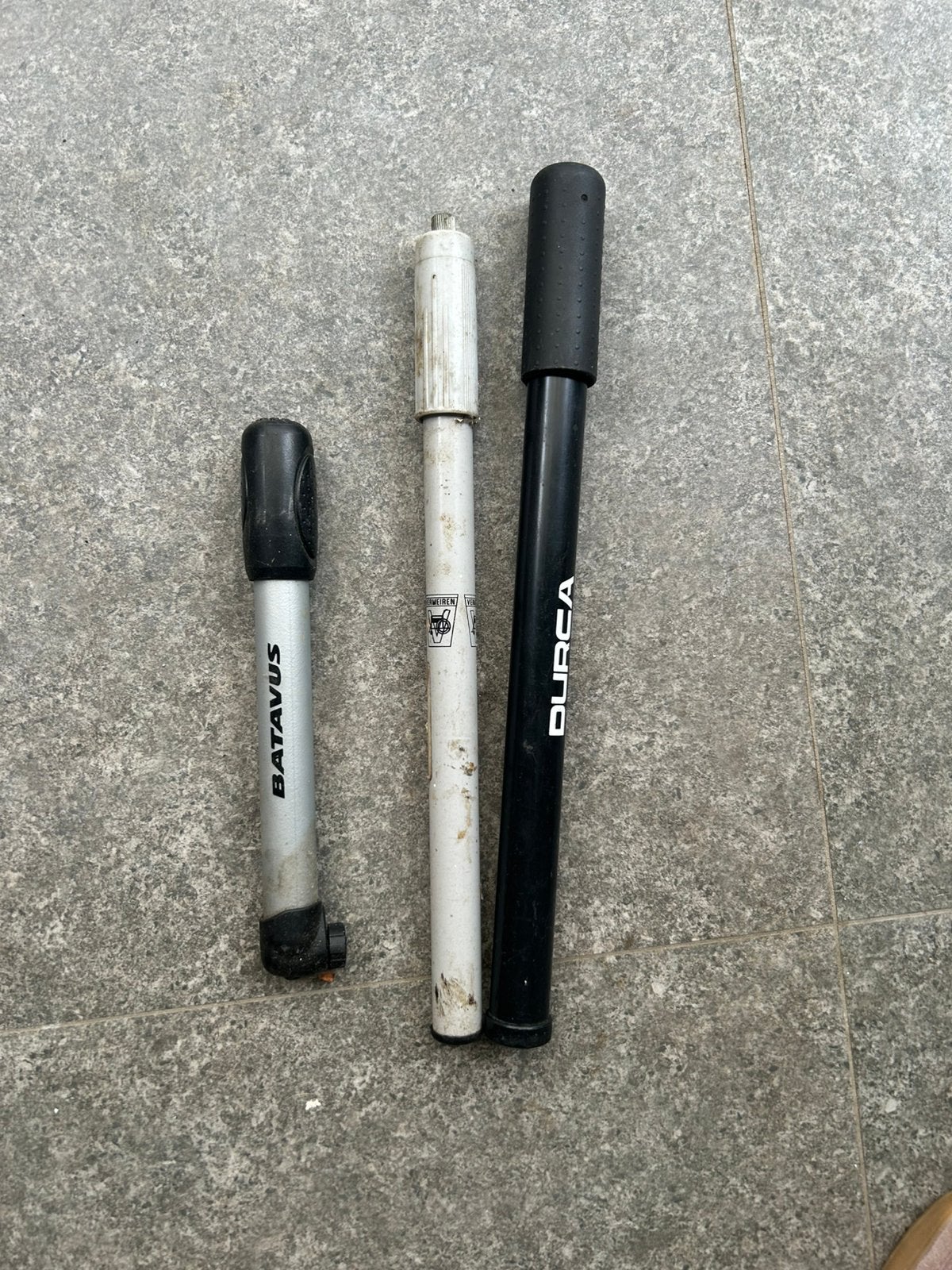 Fietspompen - 3stuks, Vélos & Vélomoteurs, Accessoires vélo | Pompes à vélo, Enlèvement, Comme neuf