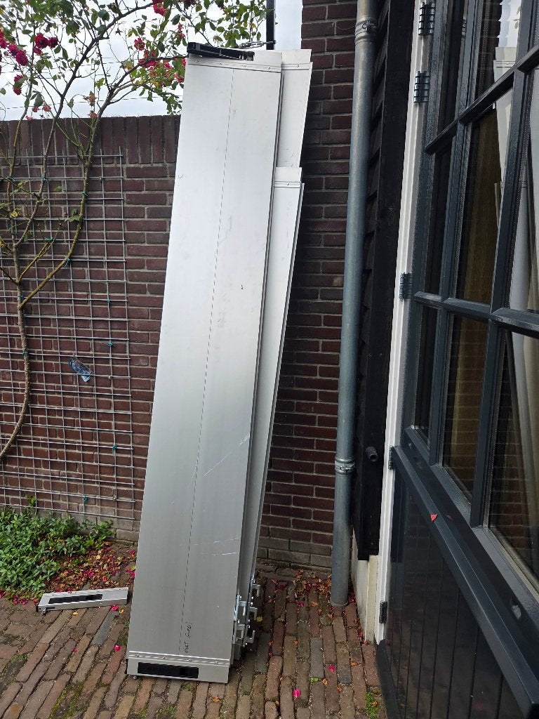 3 aluminium borden / zijborden / kleppen, Ophalen, Zo goed als nieuw