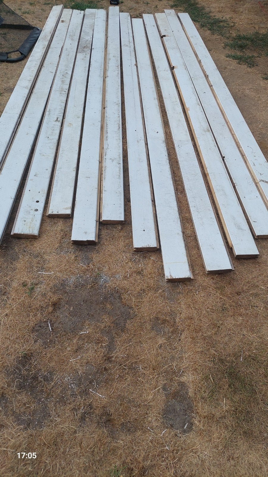 houten planken tand en groef, Ophalen