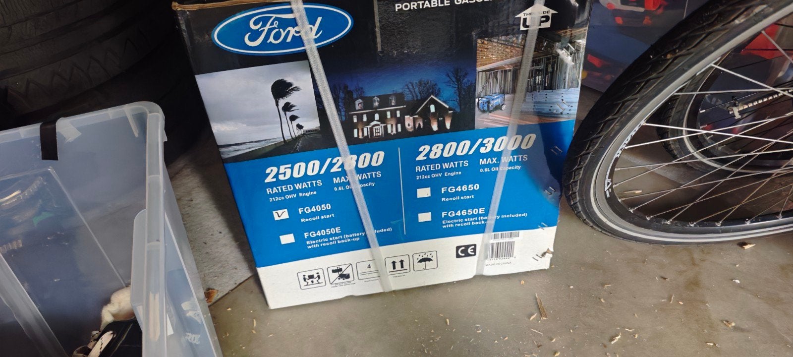 Ford FG4050 Groupe électrogène 2800W NEUF dans son emballage, Neuf, Démarrage électrique, Essence, Moins de 5 kVA