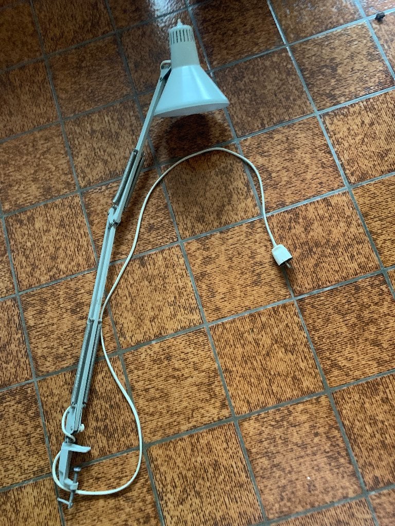Verstelbare architectenlamp, Huis en Inrichting, Lampen | Tafellampen, Ophalen, Bureaulamp, Overige merken, Vintage
