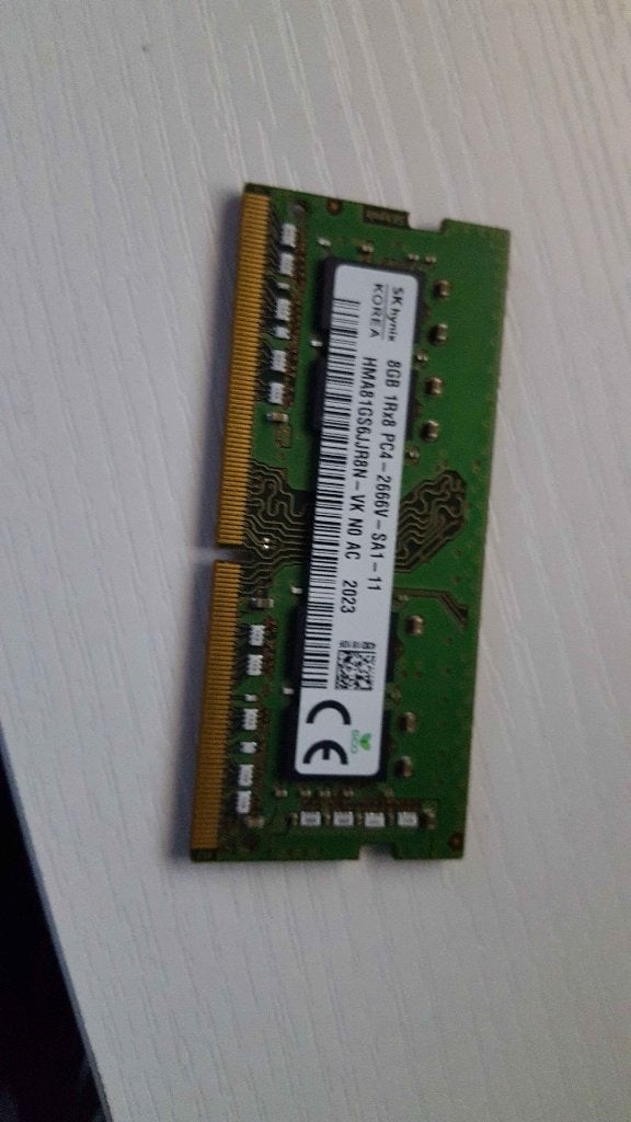 SK Hynix 8GB DDR4 SO-DIMM 2666MHz Laptop Geheugen (RAM), Computers en Software, Gebruikt, DDR4, 8 GB, Ophalen of Verzenden