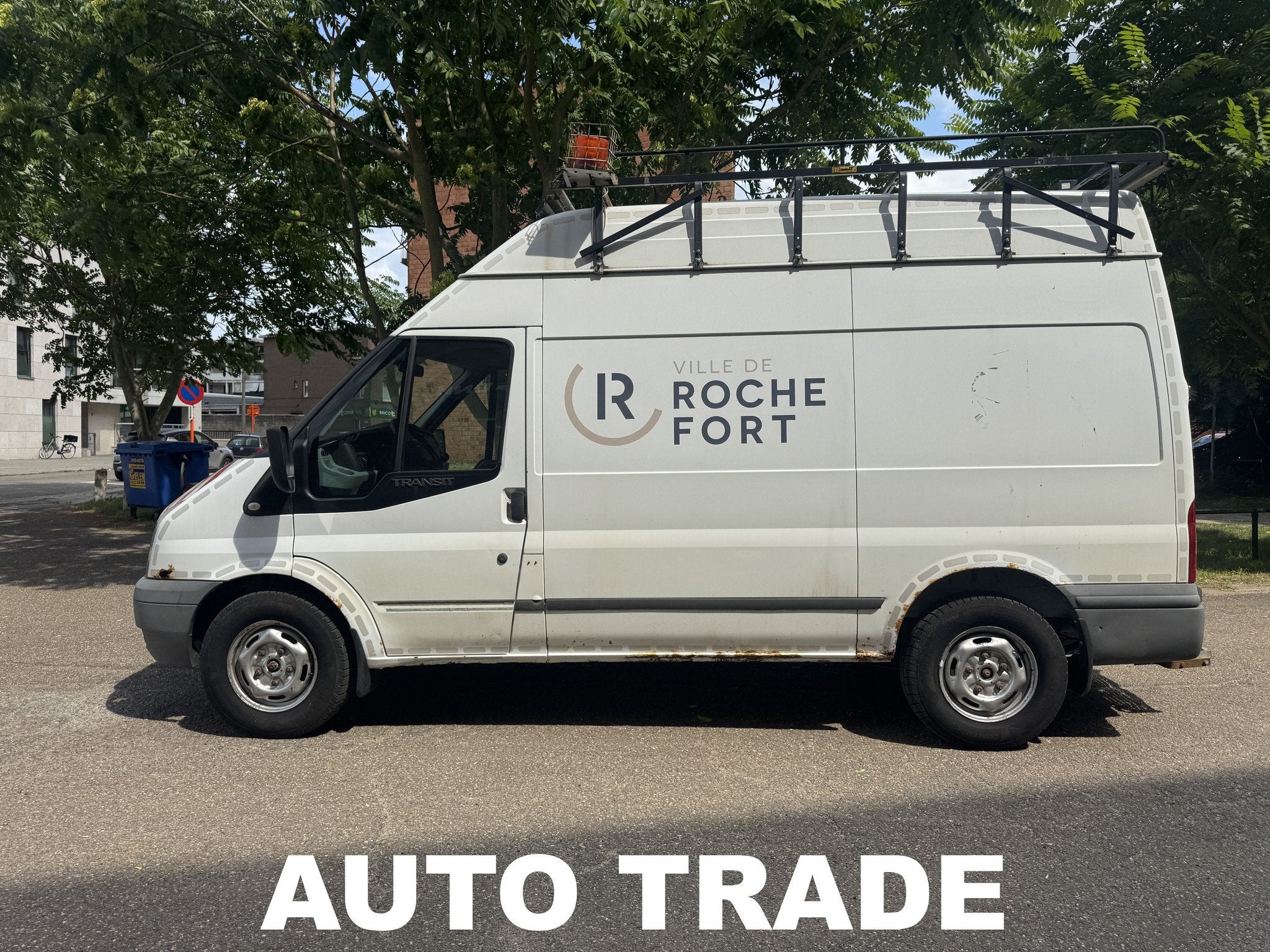 Ford Transit 2.2D | EXPORT | HANDEL | TREKHAAK | DAKDRAGER, Auto's, Ford, Voorwielaandrijving, 4 deurs, Stof, Electronic Stability Program (ESP)