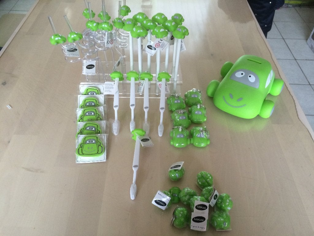 Sammy auto limoengroen van Bb collectie UITVERKOOP, Ophalen of Verzenden, Nieuw, Kraamcadeau