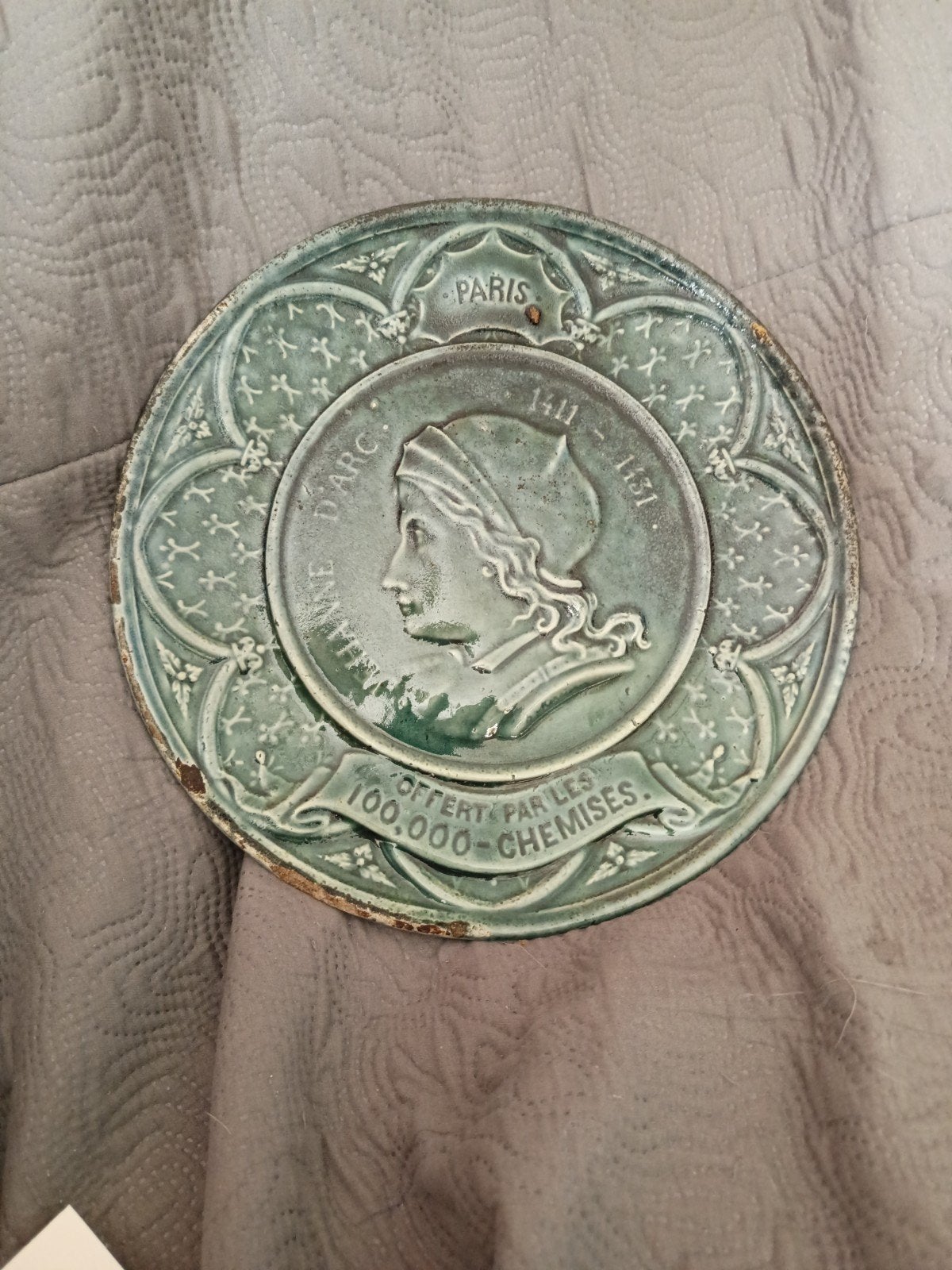 assiette Jeanne d'Arc, Antiek en Kunst, Ophalen of Verzenden