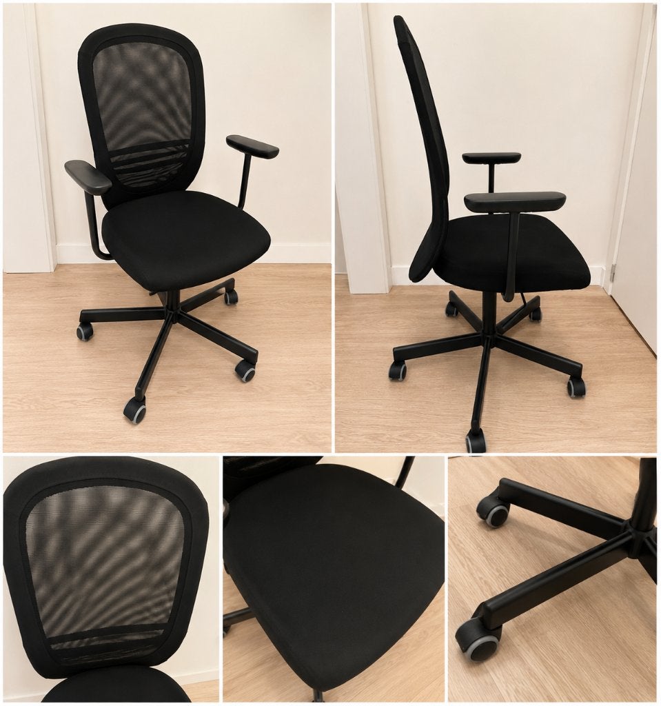 NIEUW IKEA FLINTAN bureaustoel, Huis en Inrichting, Bureaustoelen, Ophalen, Zwart, Bureaustoel