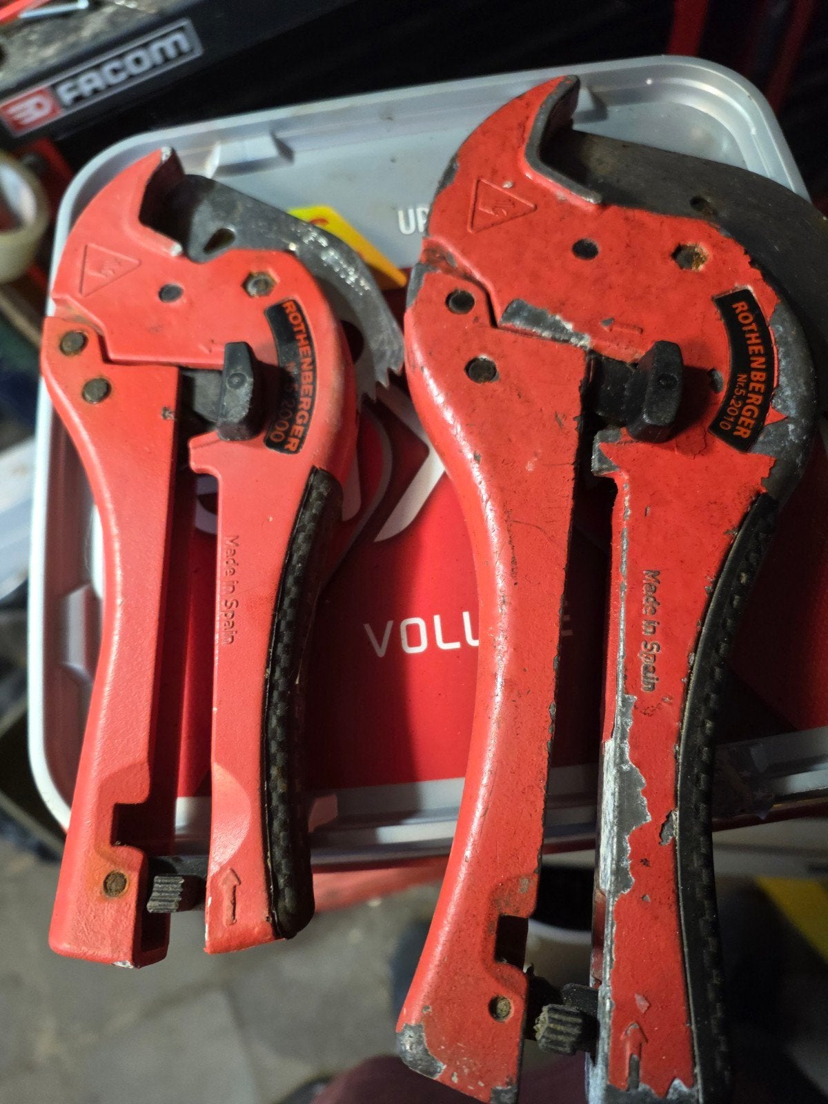 Rothenberger buis knippers, Ophalen