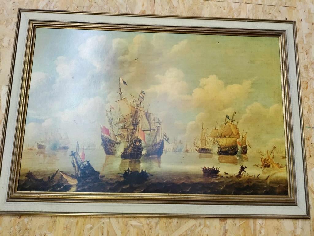 drukwerk op hout schilderij vandenvelde, Ophalen