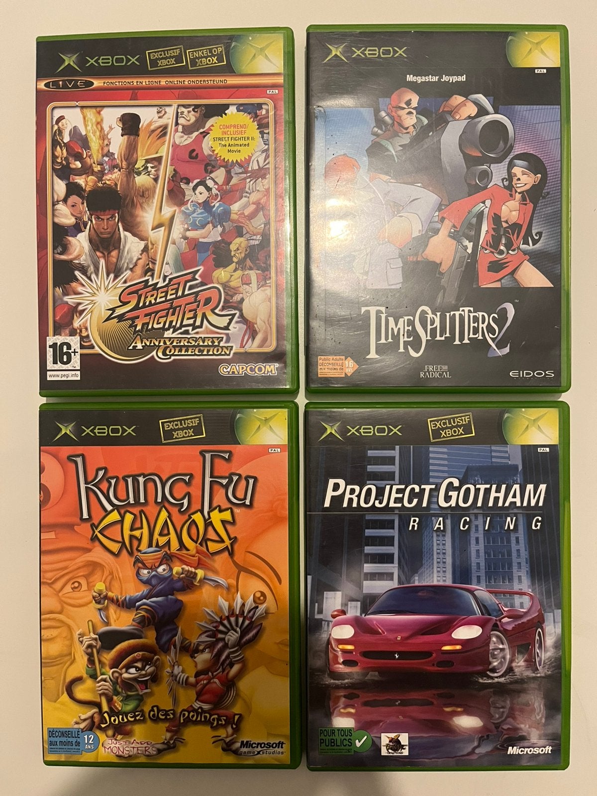 Lot de 4 jeux Xbox, Enlèvement, Comme neuf