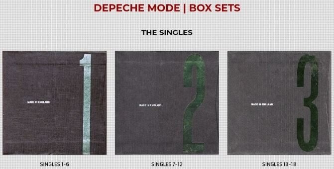 3 BOXSET BOXES 6xCD Singles Maxi Remixen DEPECHE MODE, Cd's en Dvd's, Ophalen, Gebruikt, Boxset, Met bonustracks